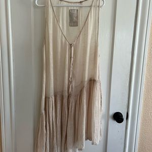 Distressed Gauze Magnolia Pearl Dress OS